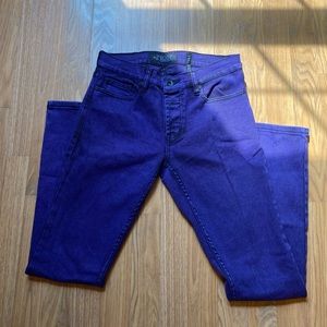 Men’s Purple Skinny Jeans Hot Topic Rude
